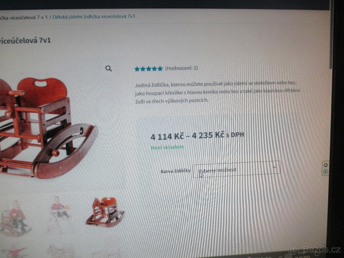 Víceúčelová dětská židlička - 4