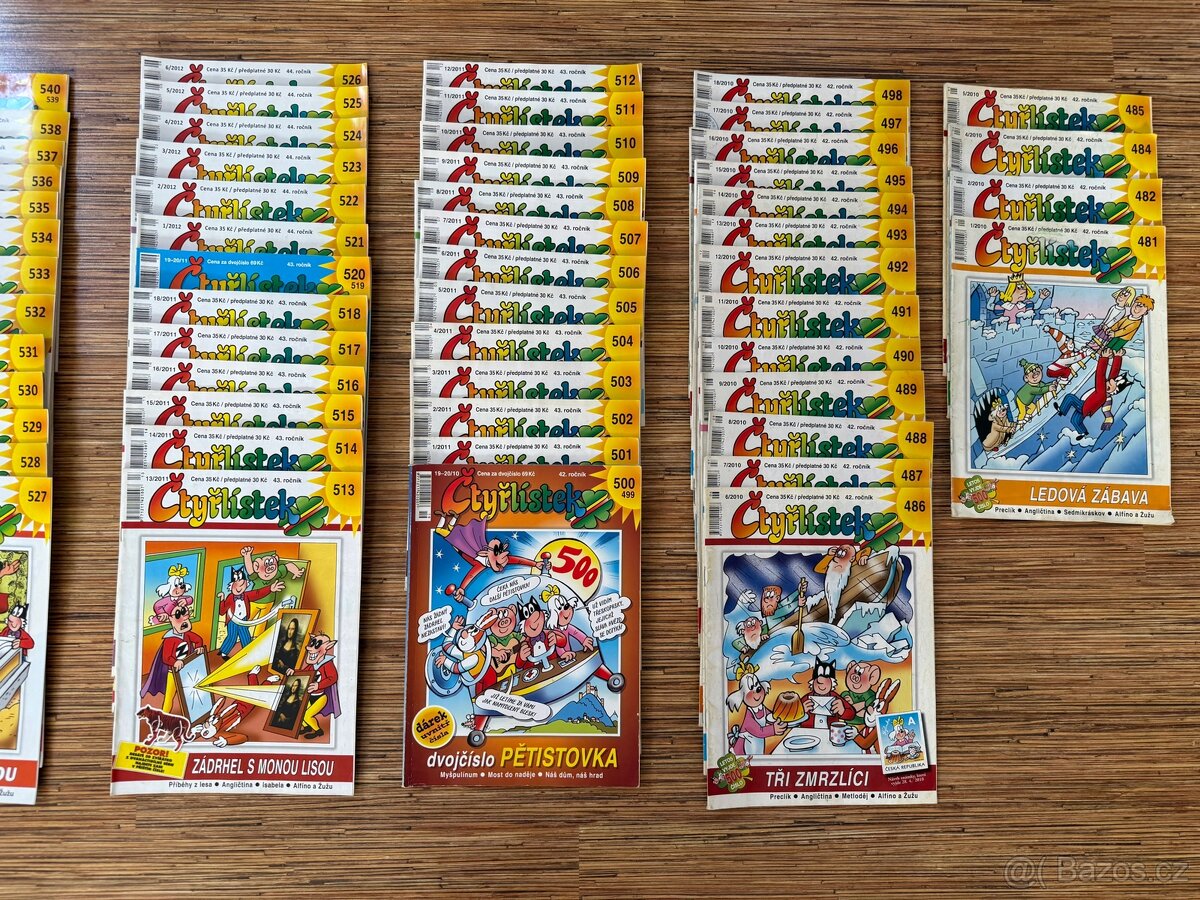 Časopisy čtyřlístek 481-585 - 4