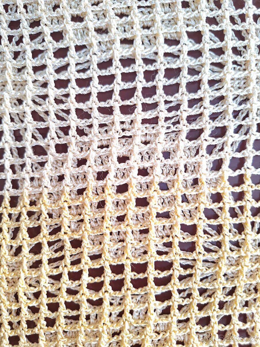 NÁDHERNÝ STAROŽITNÝ, HÁČKOVANÝ POVLAK NA POLŠTÁŘ 54x34cm - 4