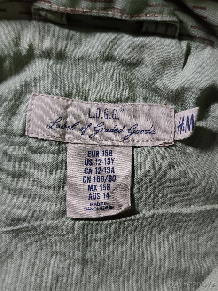 Designová army bunda H&M - L.O.G.G. Chrome Rollers - 4