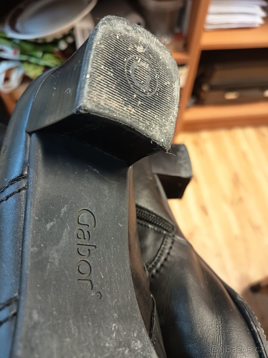 Kožené kozačky Gabor 44 - 4