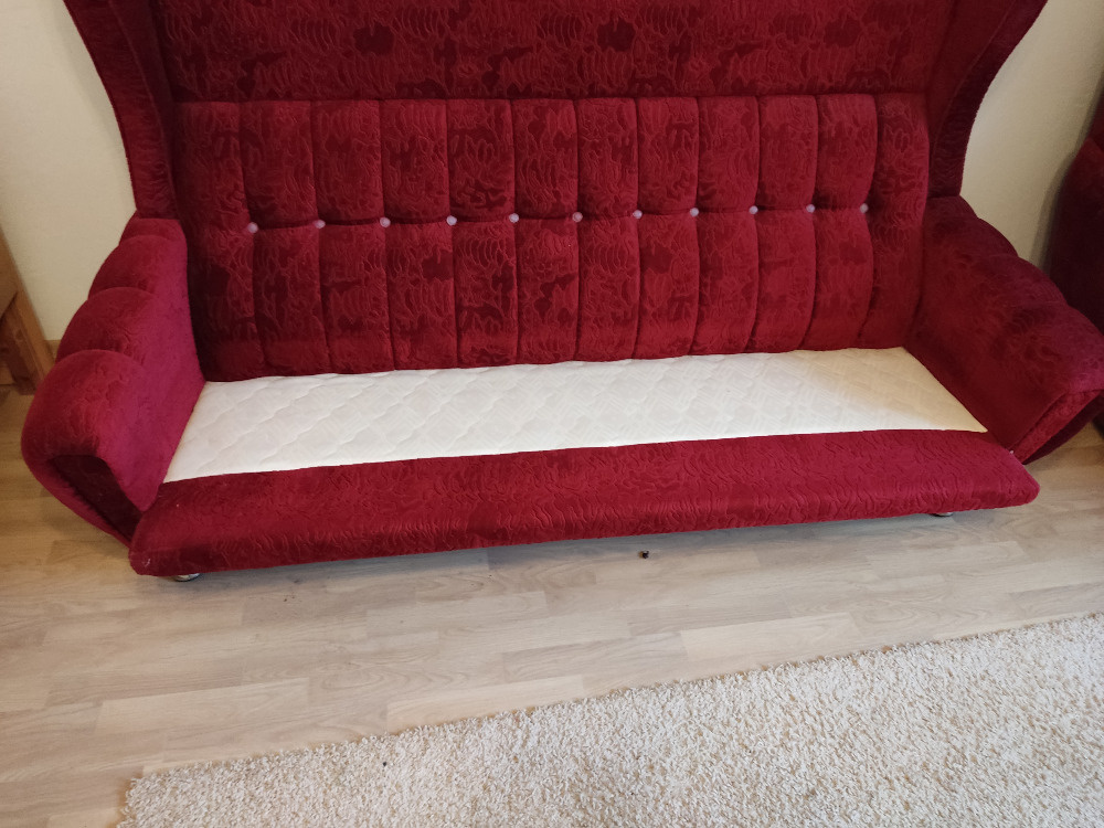 Retro křesla (ušáky) a sedačka - 4