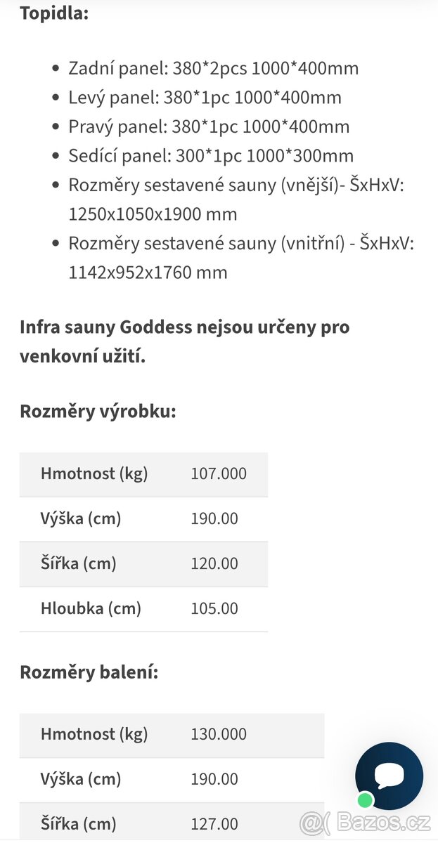 Infrasauna Goddess Chalkidiki pro 2 osoby - 4