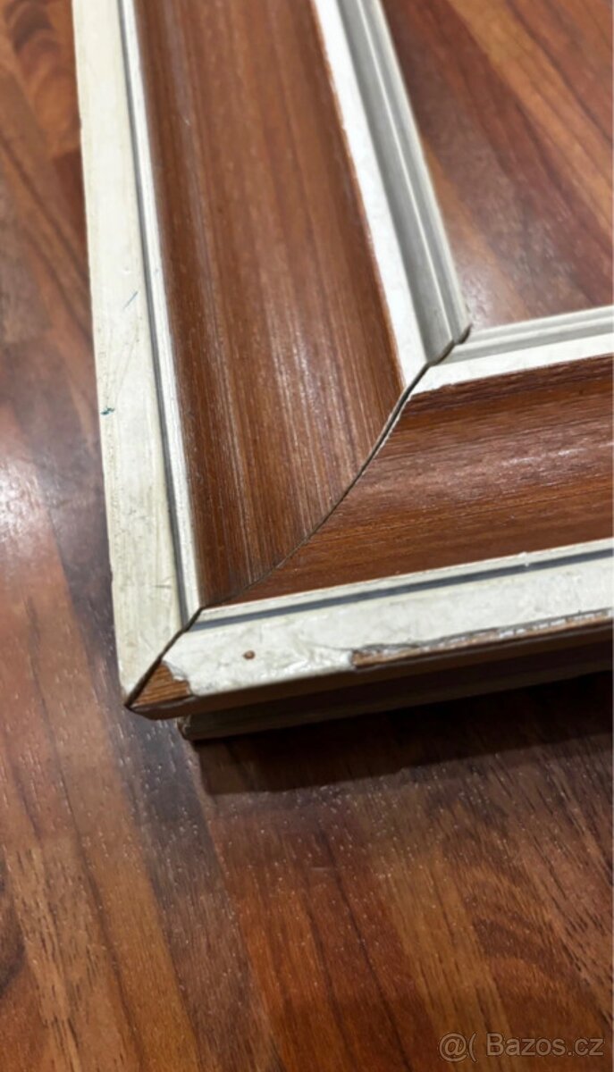 Dřevěný retro rám na obraz - 4