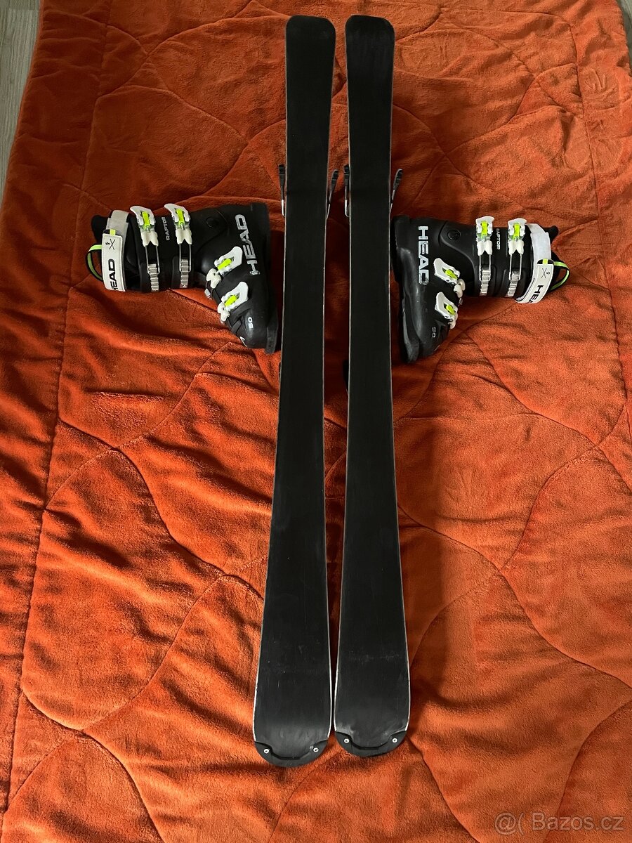 Univerzální lyže Nordica 130 cm +lyžáky Head 36-37 - 4