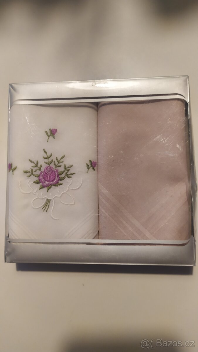 Krasne damske kapesniky sada 2 ks - 4