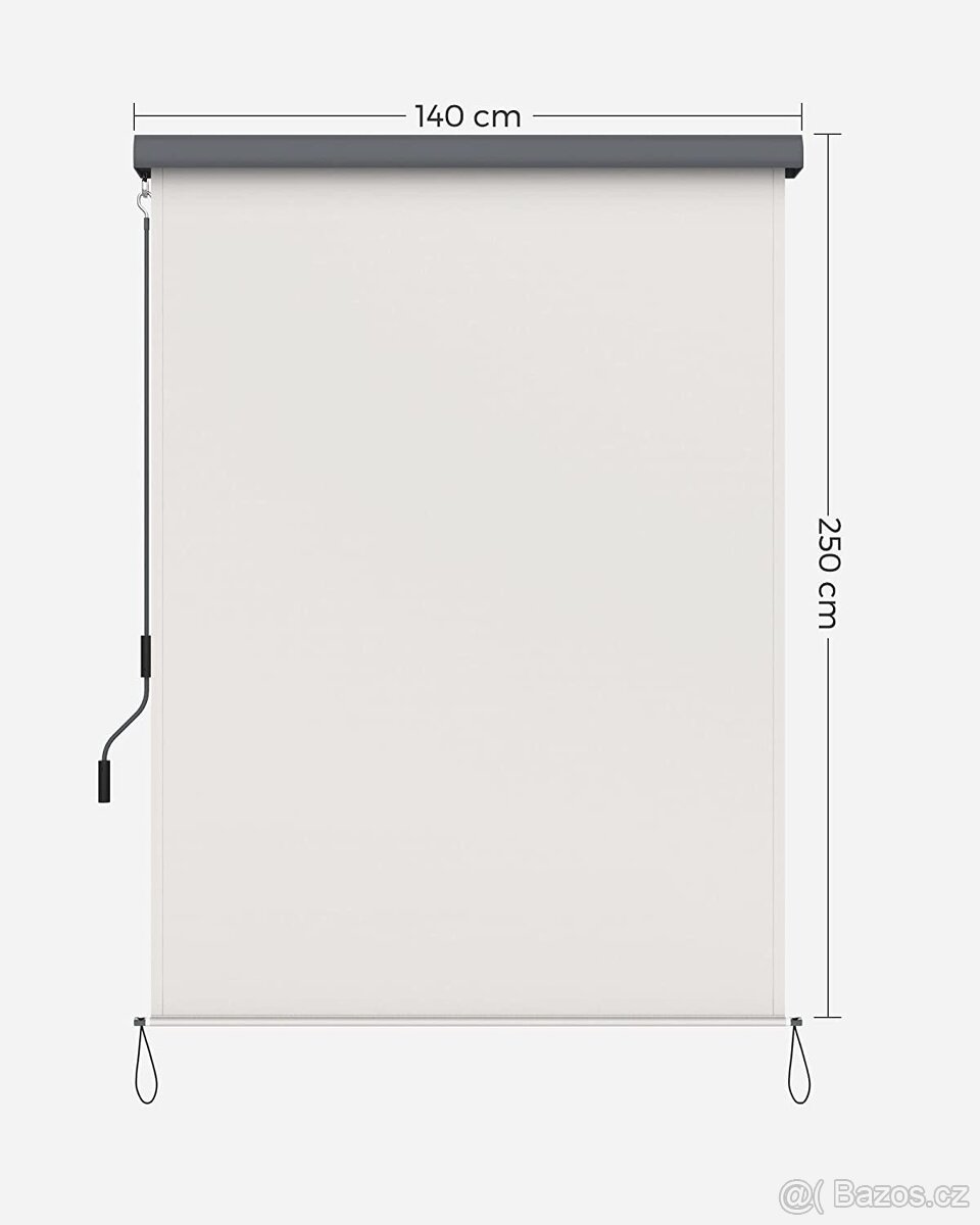 Vertikální markýza 2 - 140x250cm - 4