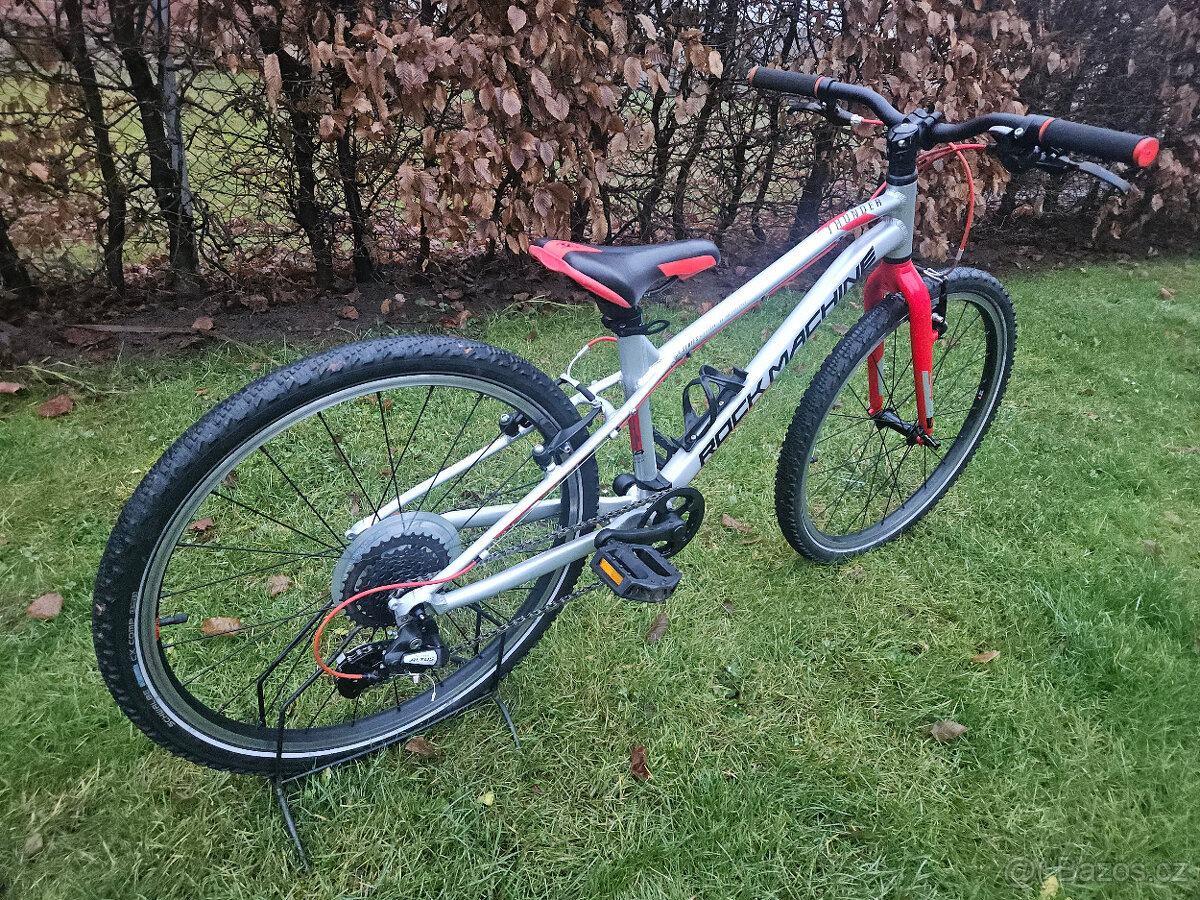 Lehké 24" juniorské horské hliníkové kolo ROCK MACHINE - 4