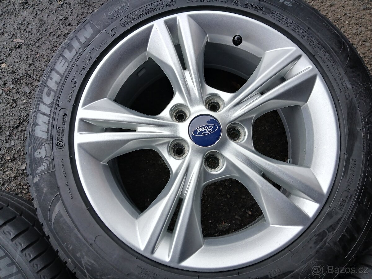 Prodám sadu Orig ALU kol Ford 215/55R16 letní - 4
