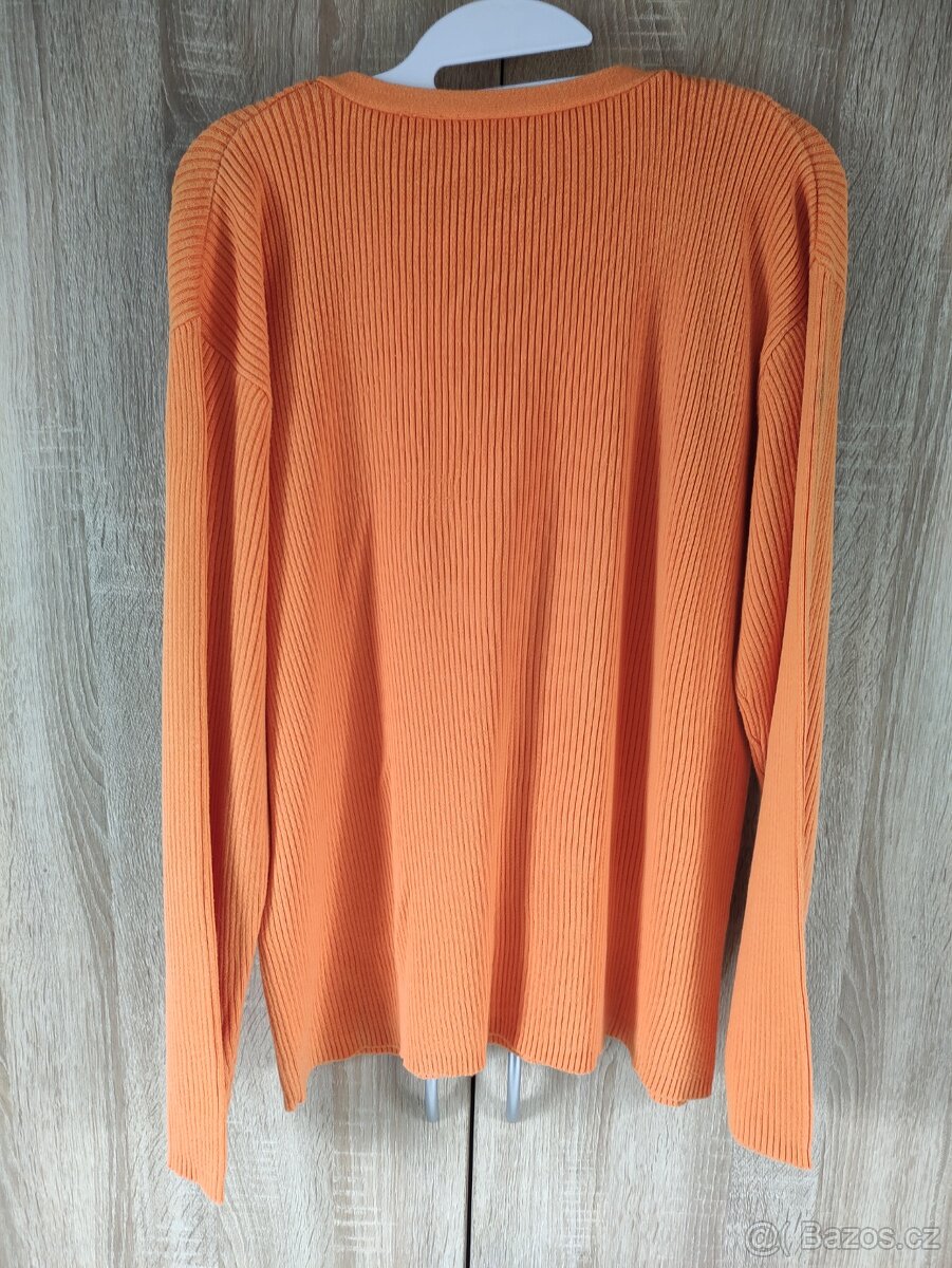 Dámský svetr oranž 44/46 - 4