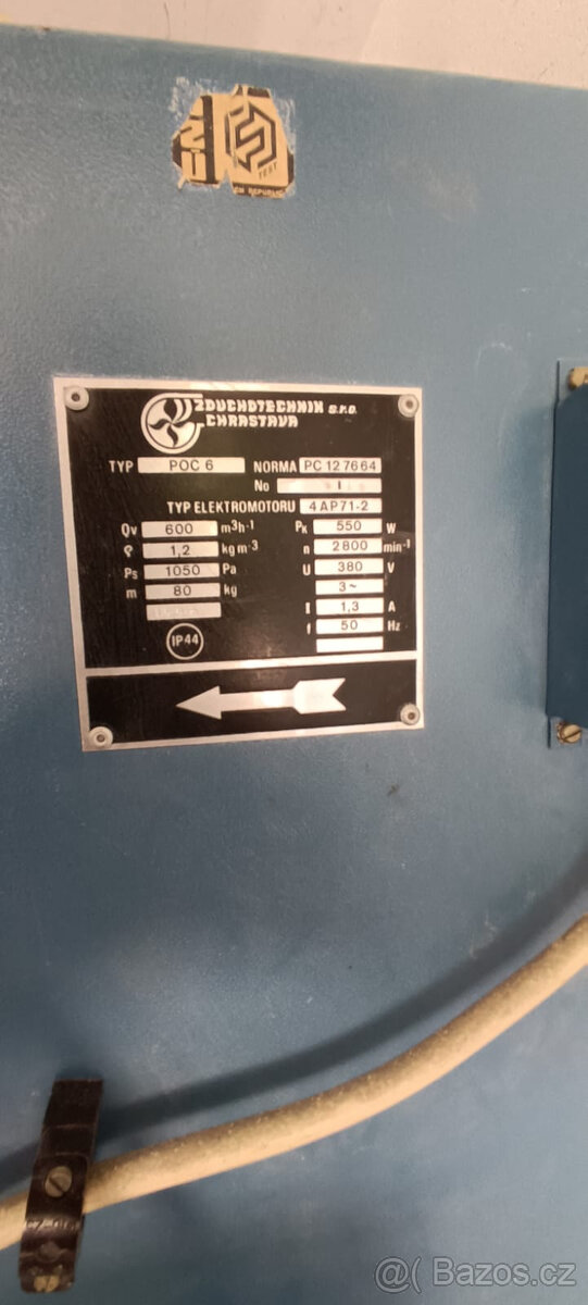 Prodám použité odsávání prachu POC 6 POC6 - 4