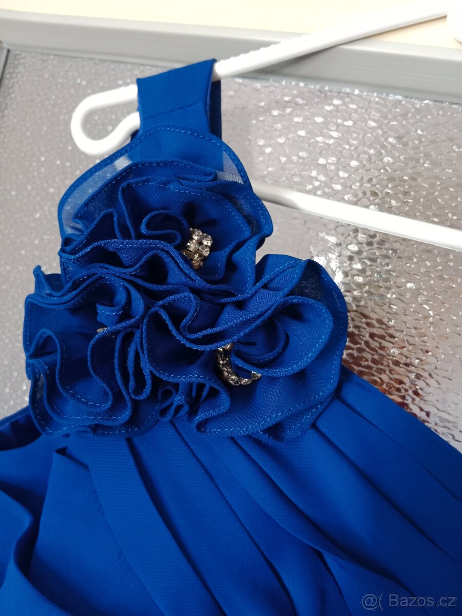 Plesové modré šaty - 4