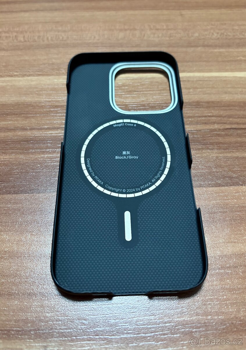 Pitaka MagEZ Case 5 Black/Grey Twill iPhone 16 Pro - 4