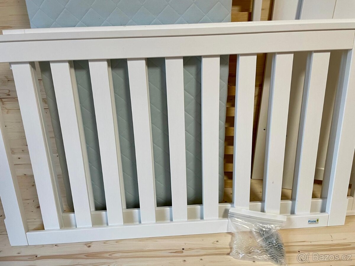 Dětská postýlka, jako nová, skoro nepouzita - 4