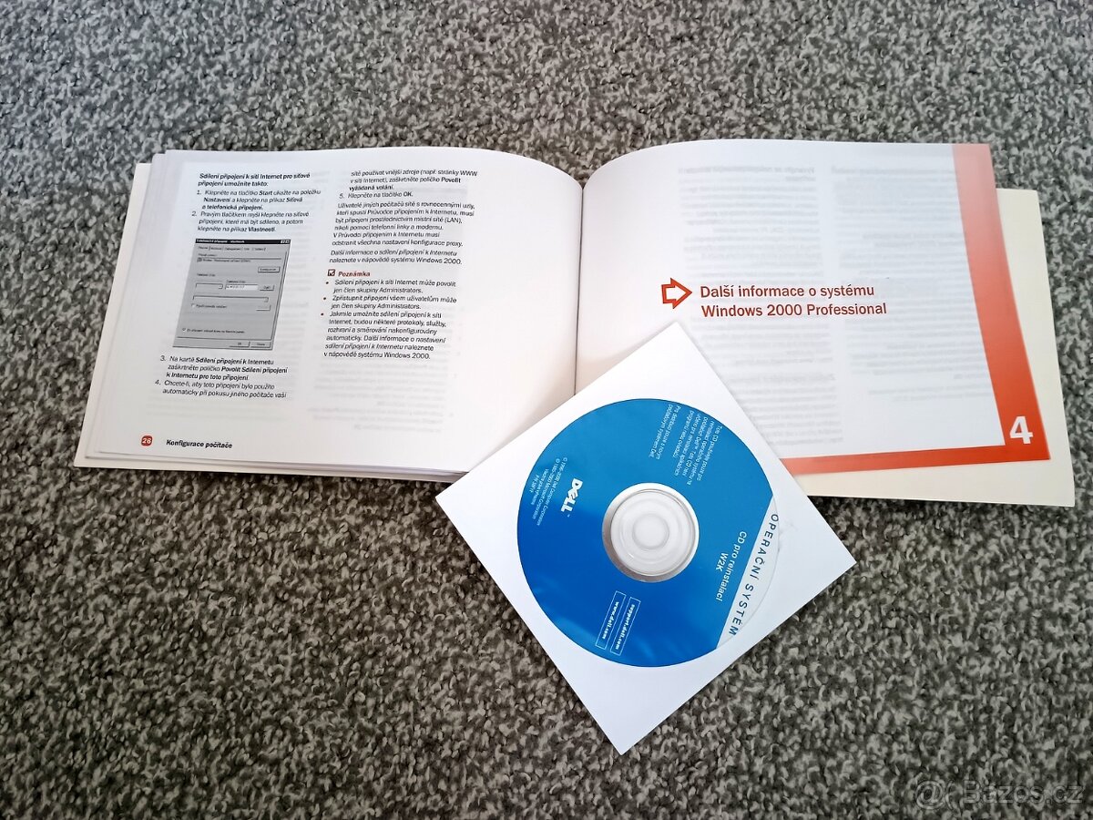 Windows 2000 originální reinstall CD a příručka - 4