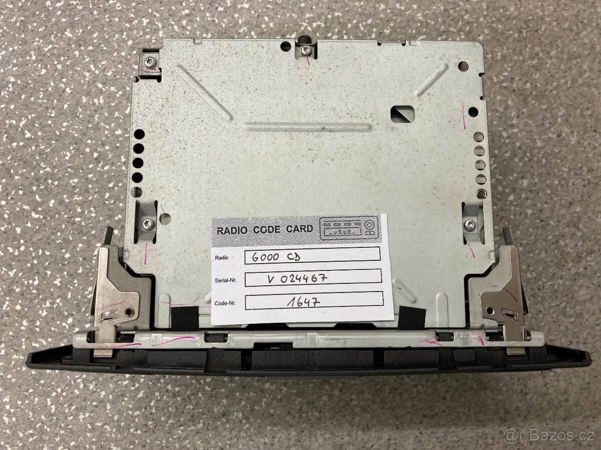 Autorádio Ford 6000 CD (Ford Mondeo) - 4