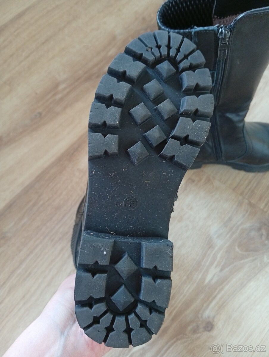 Kozačky, zimní boty 35 - 4