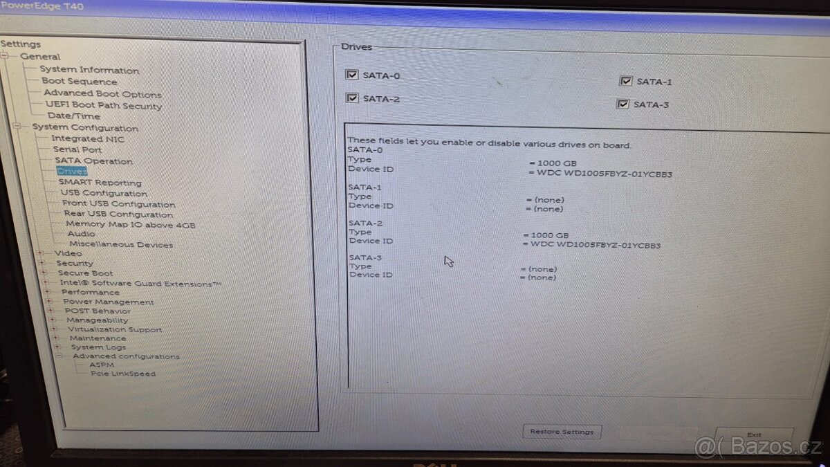 Server DELL PowerEdge T40 2x 1TB HDD - 4