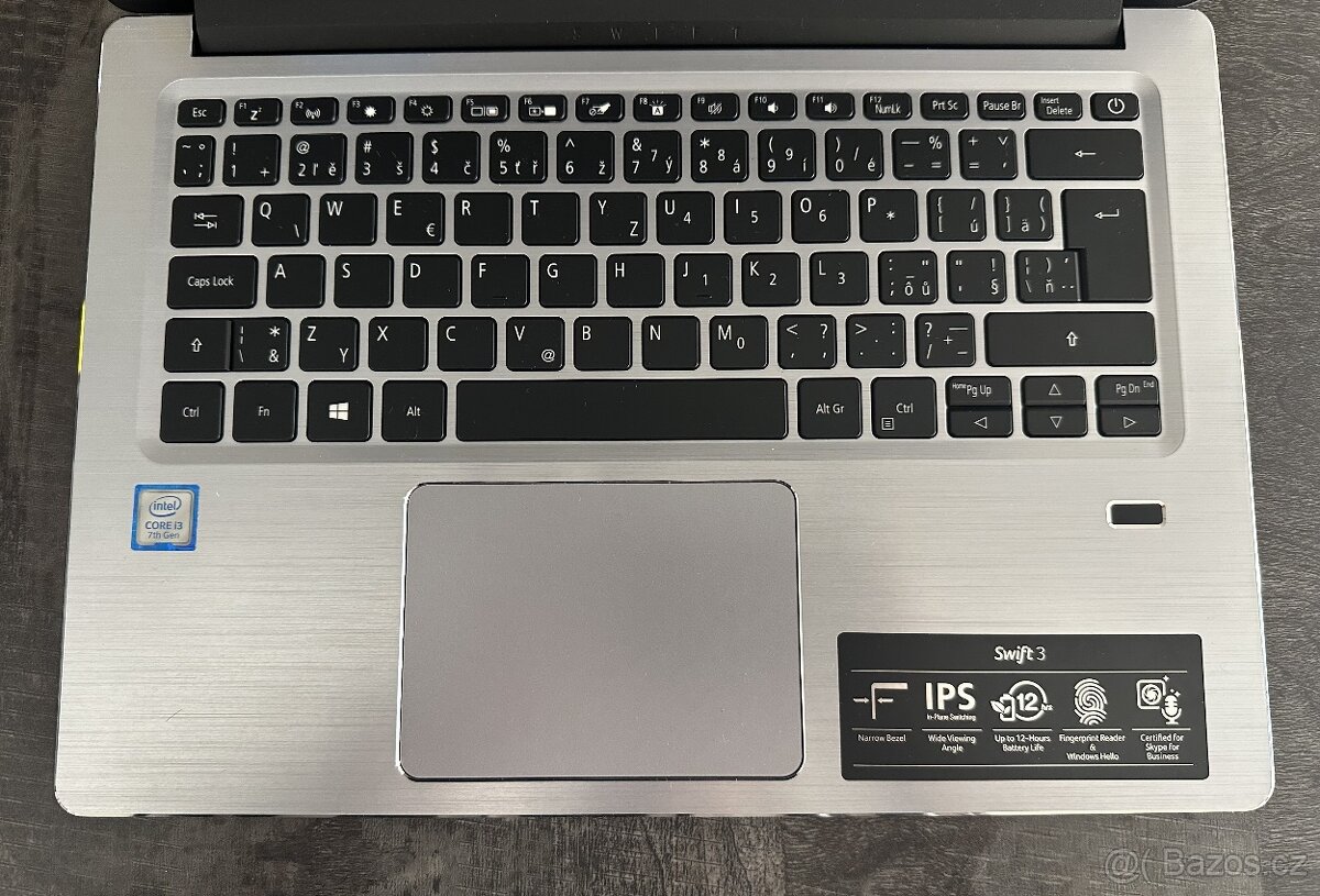 Notebook Acer Swift 3 (SF314-54-34U2) Sparkly silver - 4