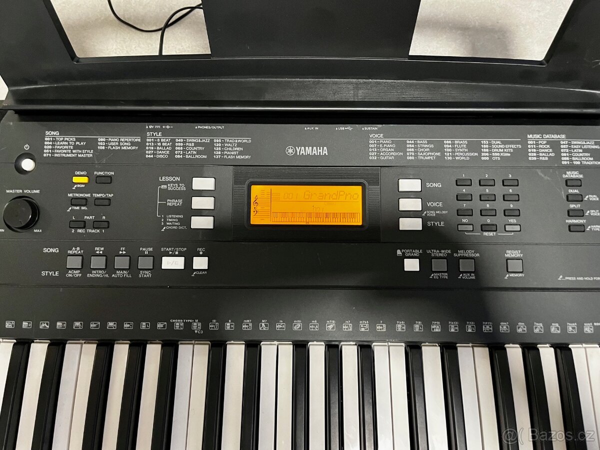 klávesy Yamaha PSR E-343 - 4