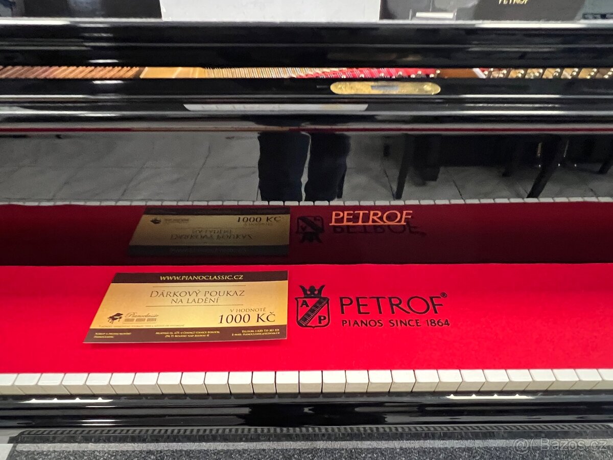 Klavír Petrof mod. III r.v 1988 se zárukou, doprava zdarma - 4
