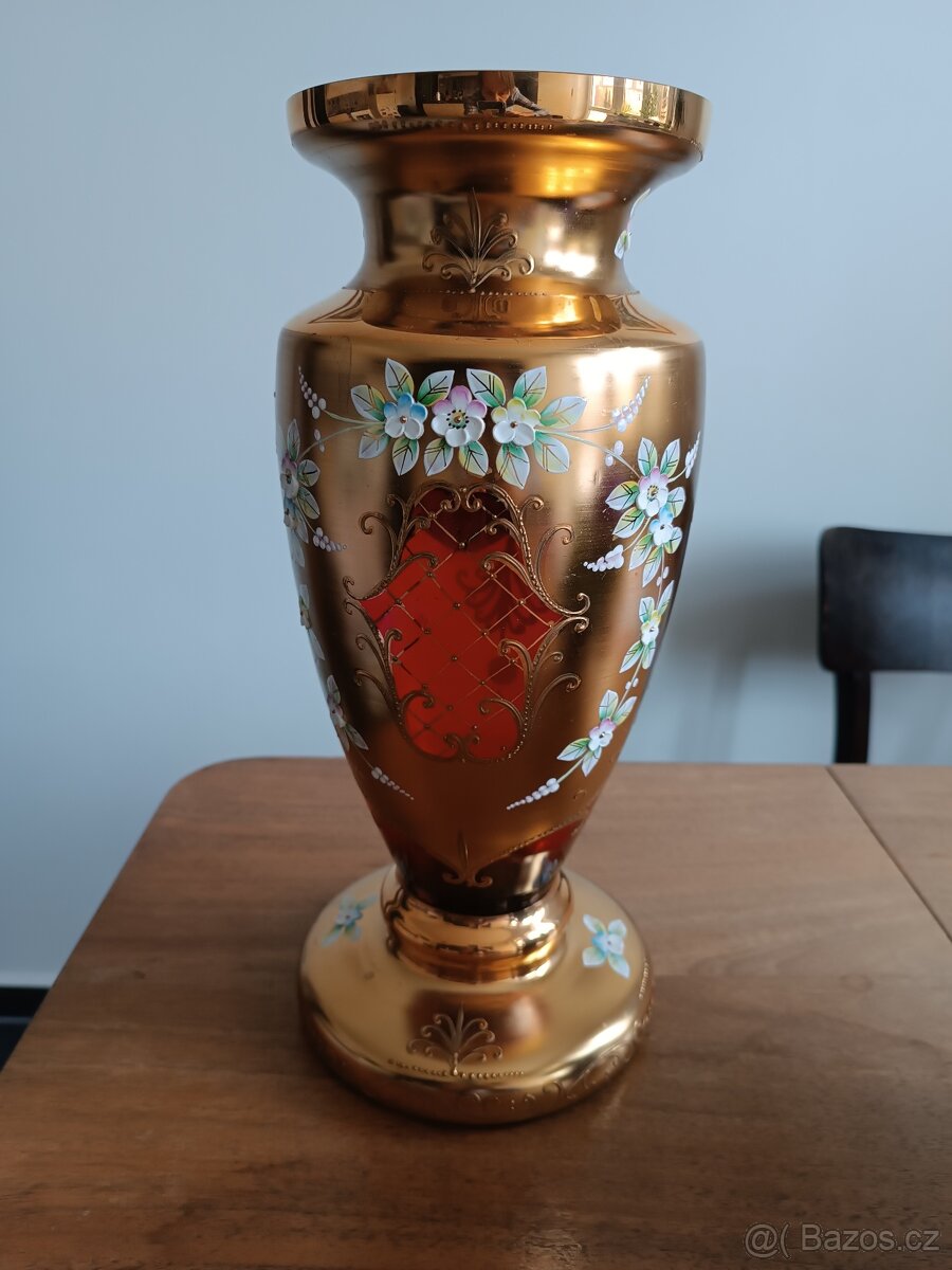 Váza - Novoborské sklo - 4