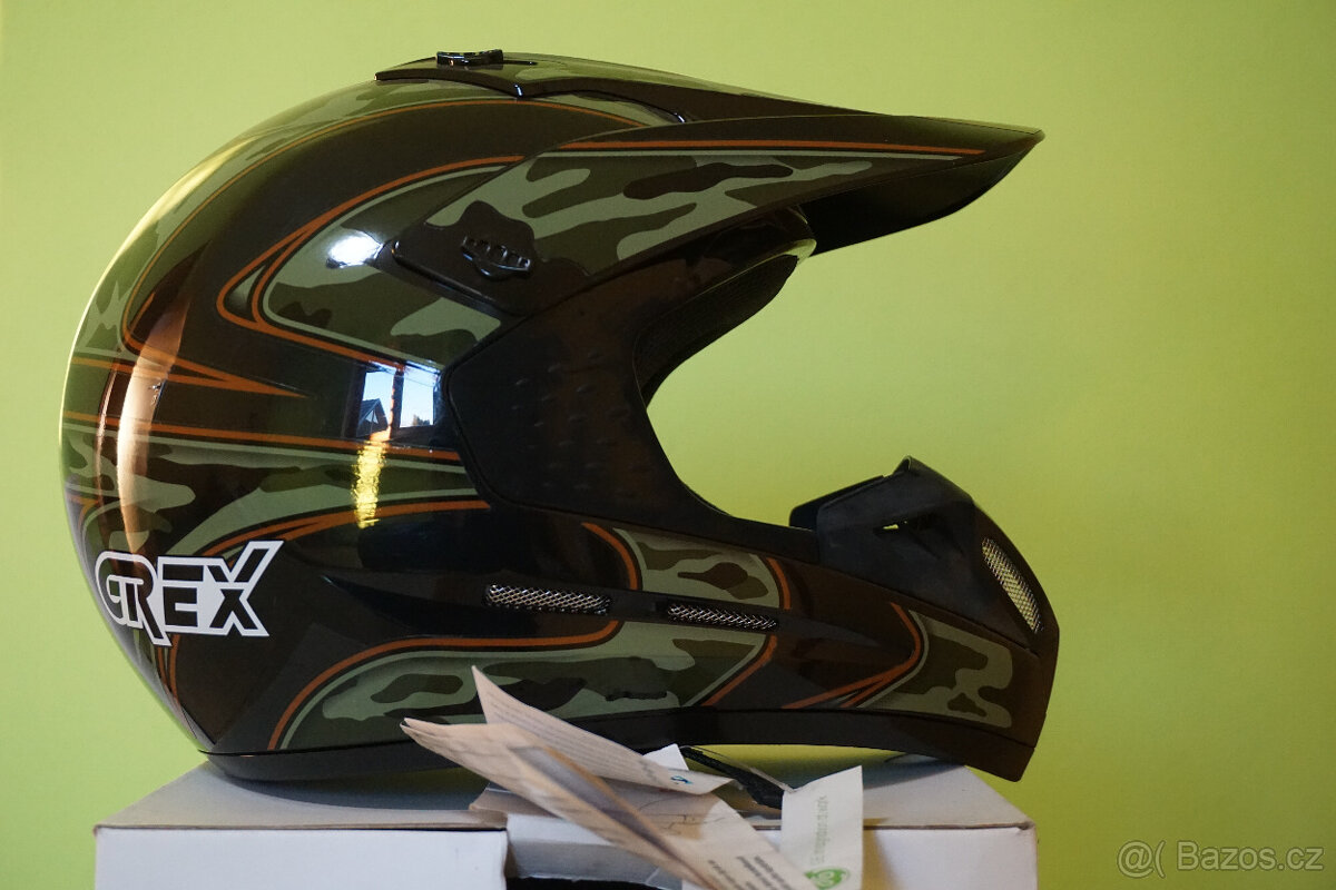 Motokrosová helma Grex C1 Dekor - nová - 4