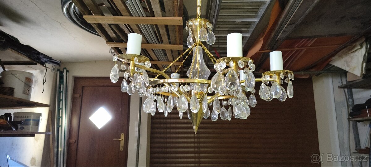 Křišťálový lustr malý - 4