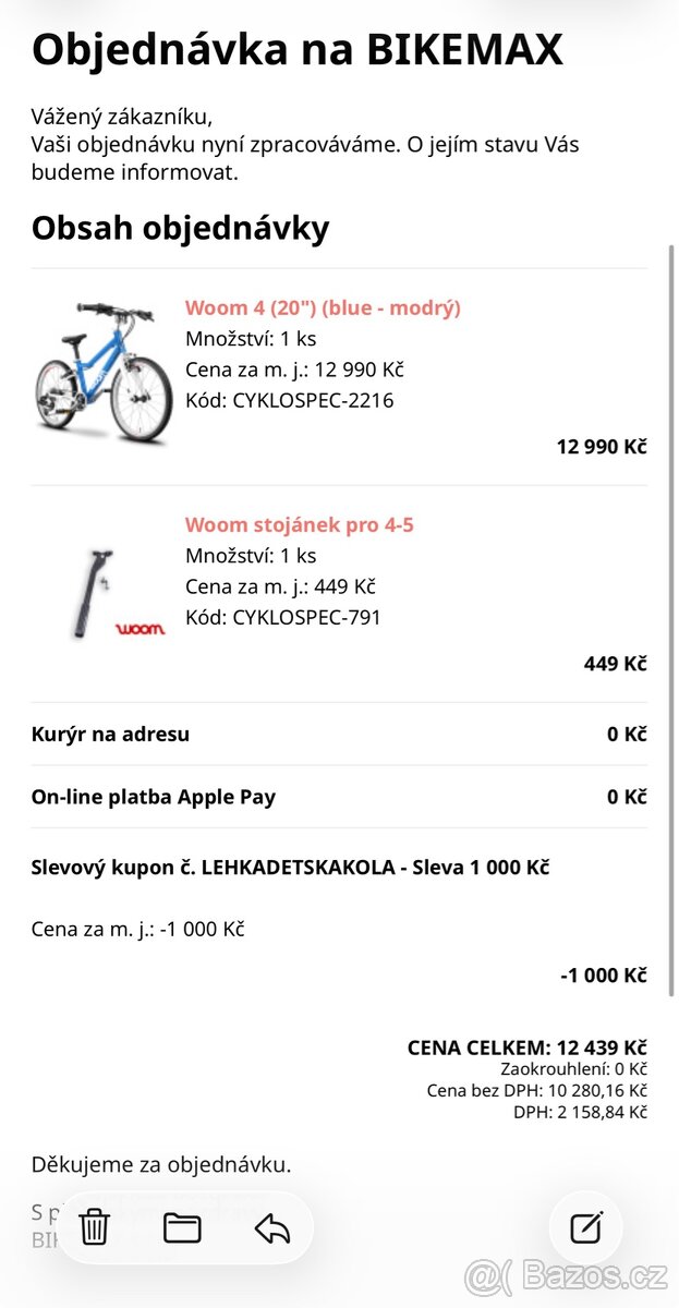 Dětské kolo WOOM 4 - 4