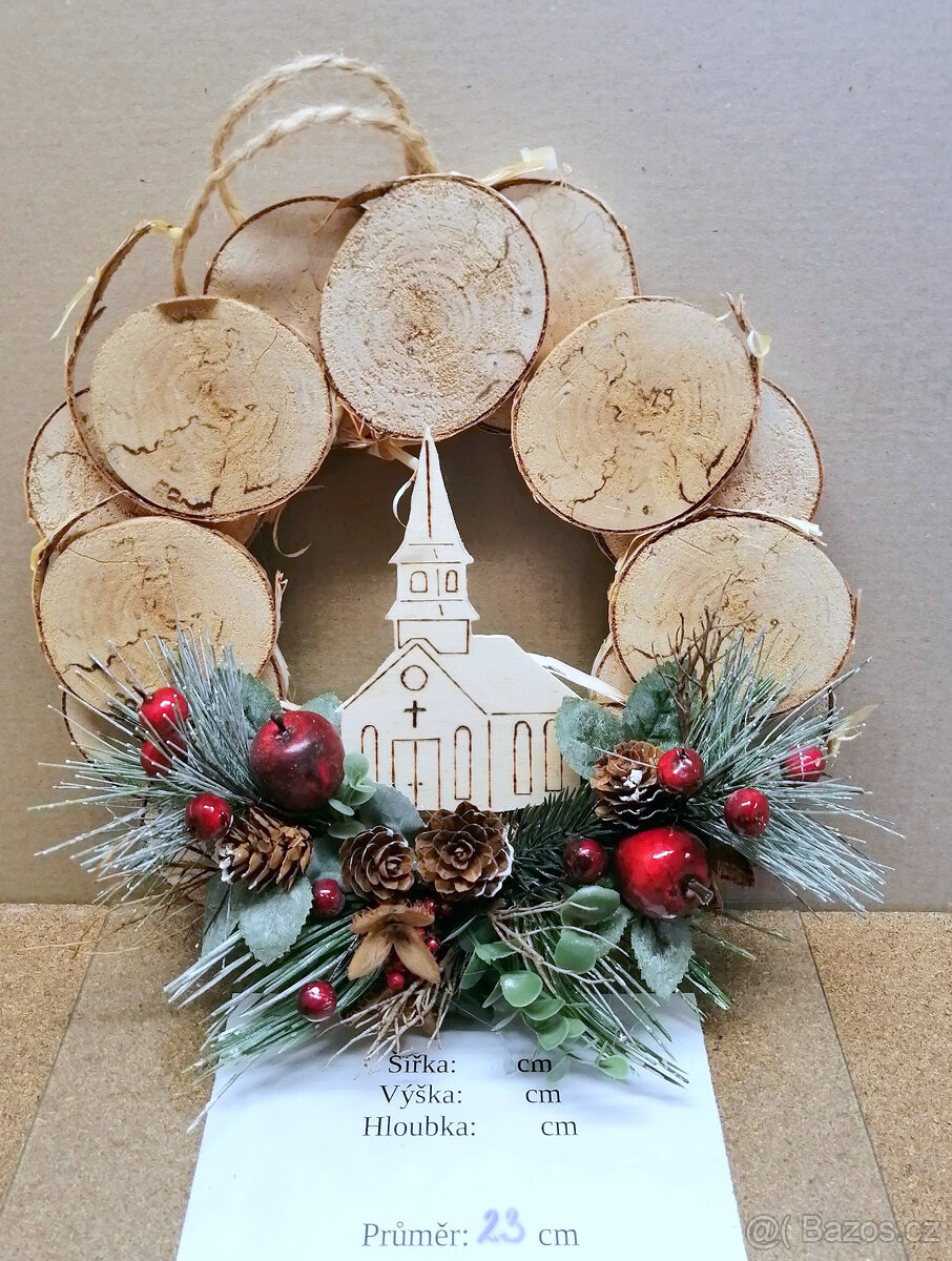 Vánoční dekorace na dveře - 4