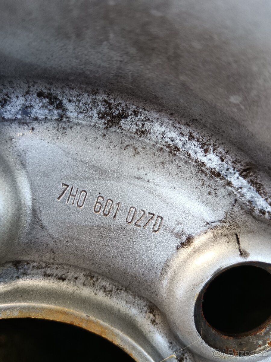 Originální plechové VW disky 16" - 4