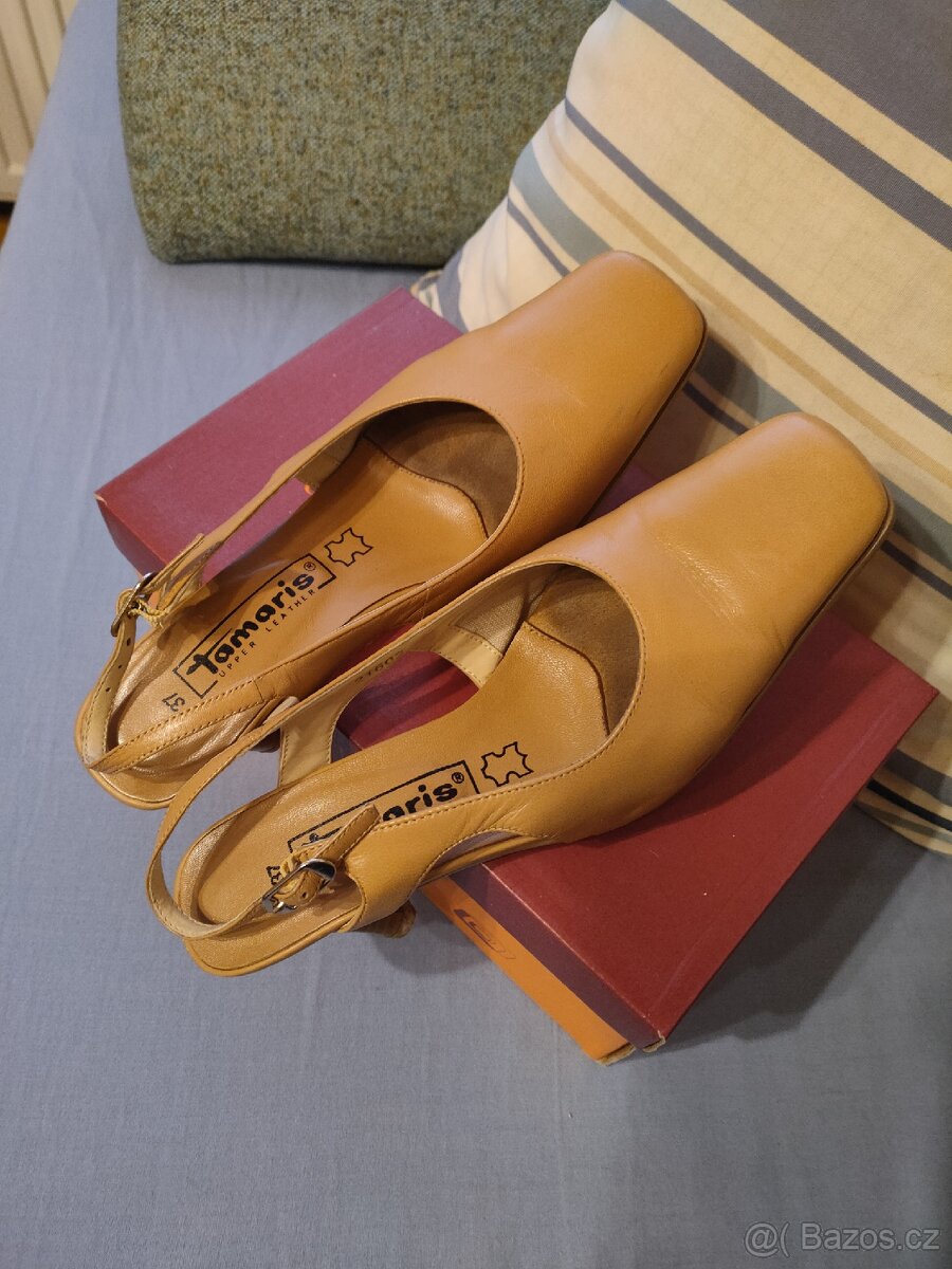 Kožené boty, vel.37 Tamaris - 4