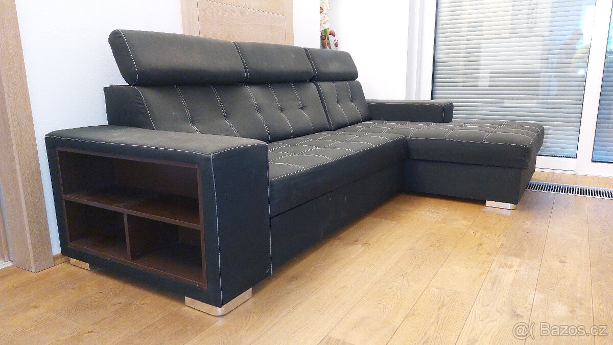 Rozkládací sedací souprava, gauč - 4
