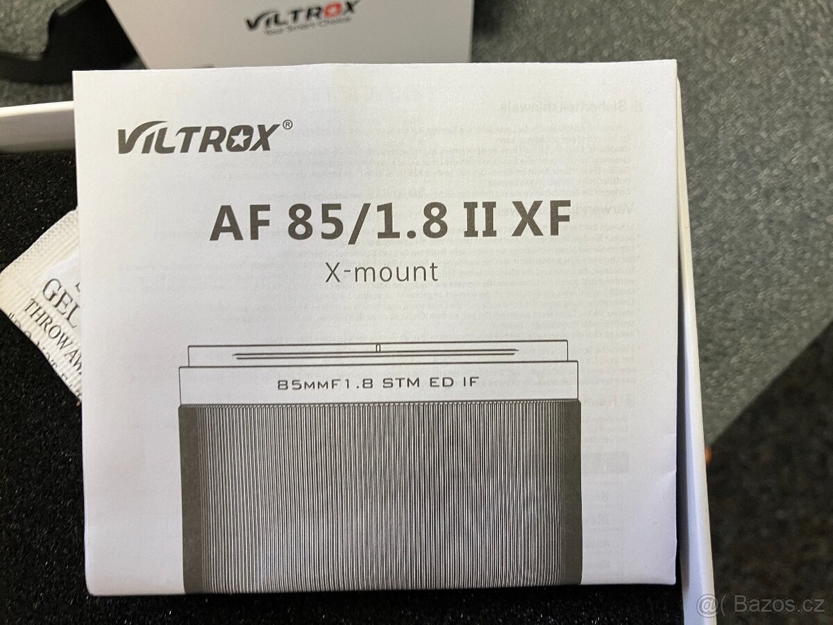 Objektiv Viltrox AF85/18 II XF X-mount zánovní - 4