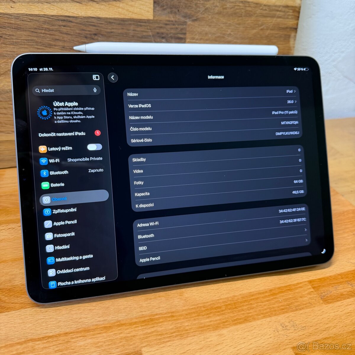 iPad Pro 11” 64GB, tužka + kryt (12 měsíců záruka) - 4