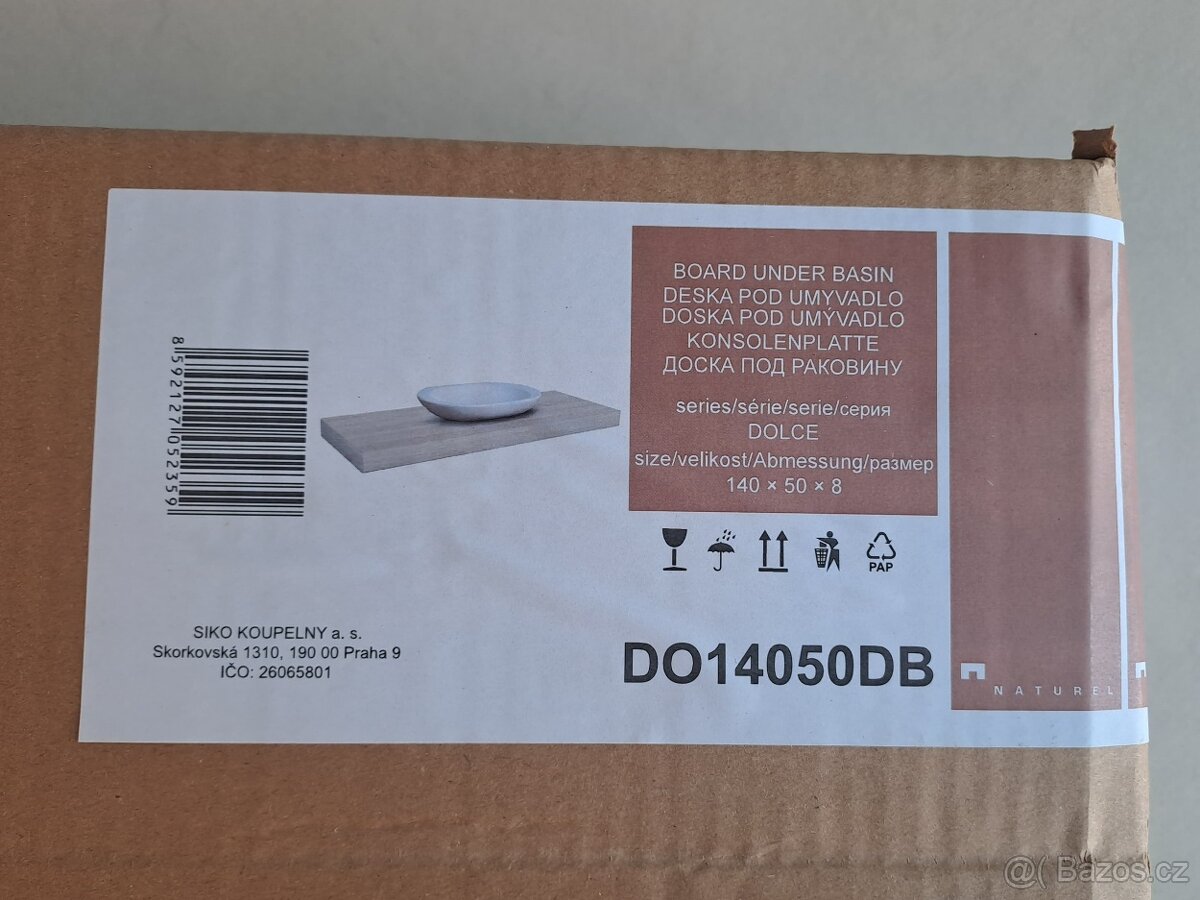 Deska pod umyvadlo Naturel Dolce 140x50 cm > NOVÁ - 4