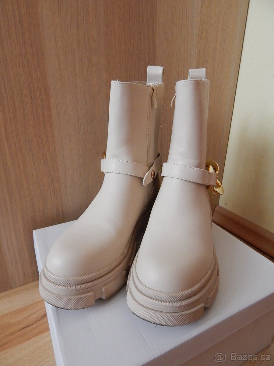 Dámské lehký boty na zip, vel. 38 - 4