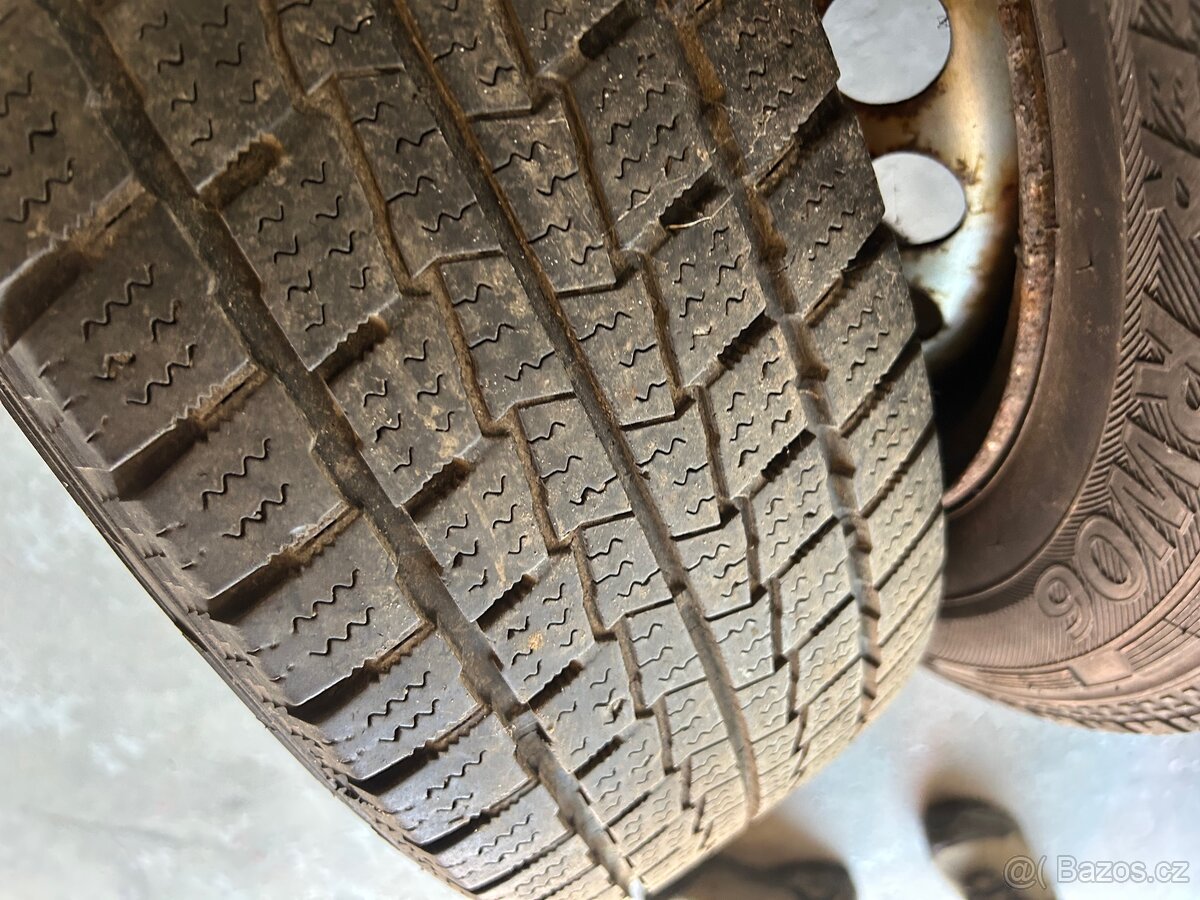 Plechový Disk VW T5 5x120 16” 6 ks + pneu 205/65/16C - 4