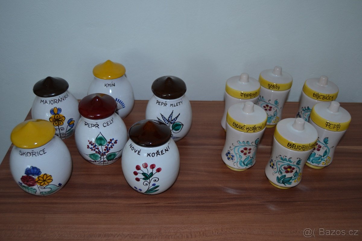 KRÁSNÁ TUPESKÁ KERAMIKA - rozsáhlá sbírka - 4