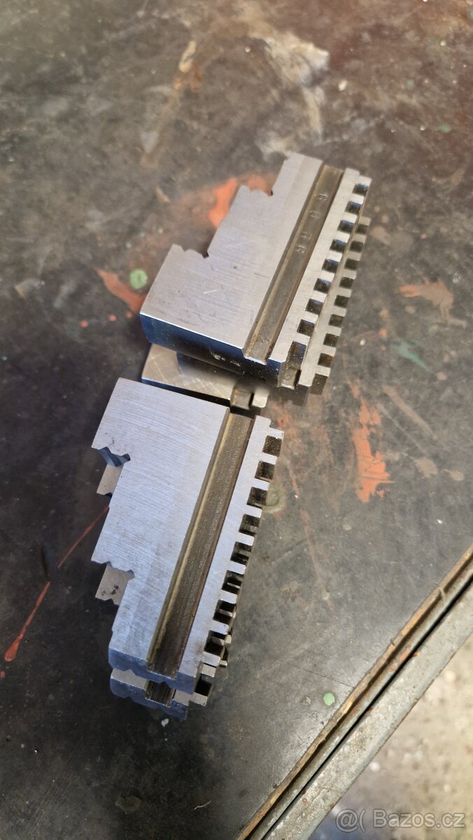 Čelisti na sklíčidlo TOS 200/3 - 4