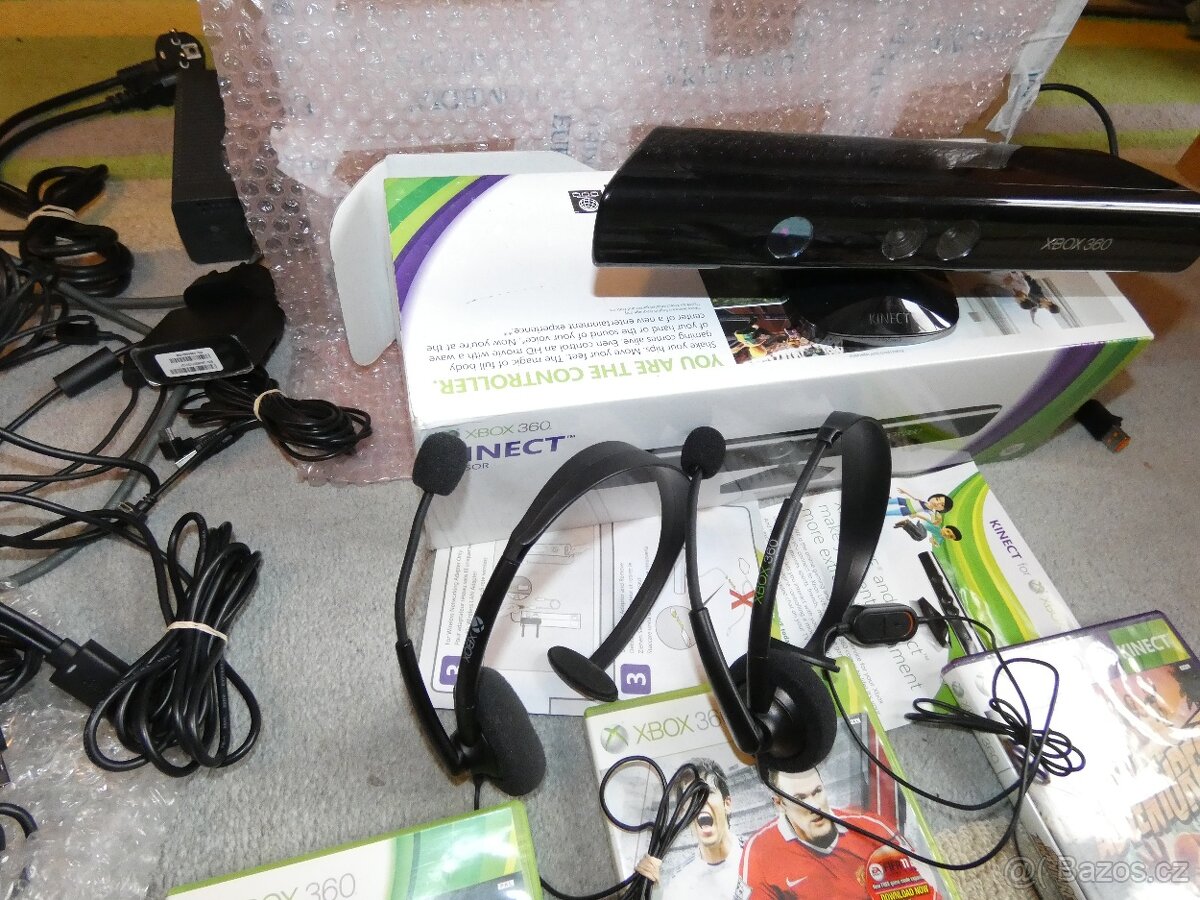 XBOX 360 HDD HDMI KINECT HRY komplet SESTAVA - záruka - 4
