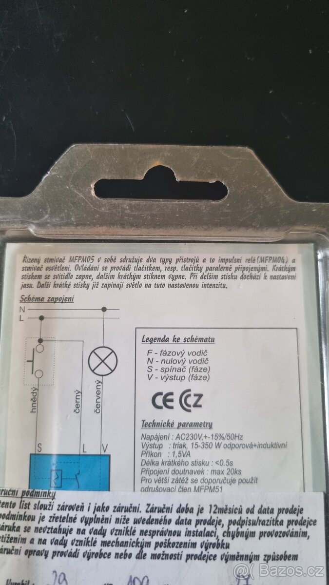 Stmívač, relé, spínač - 4