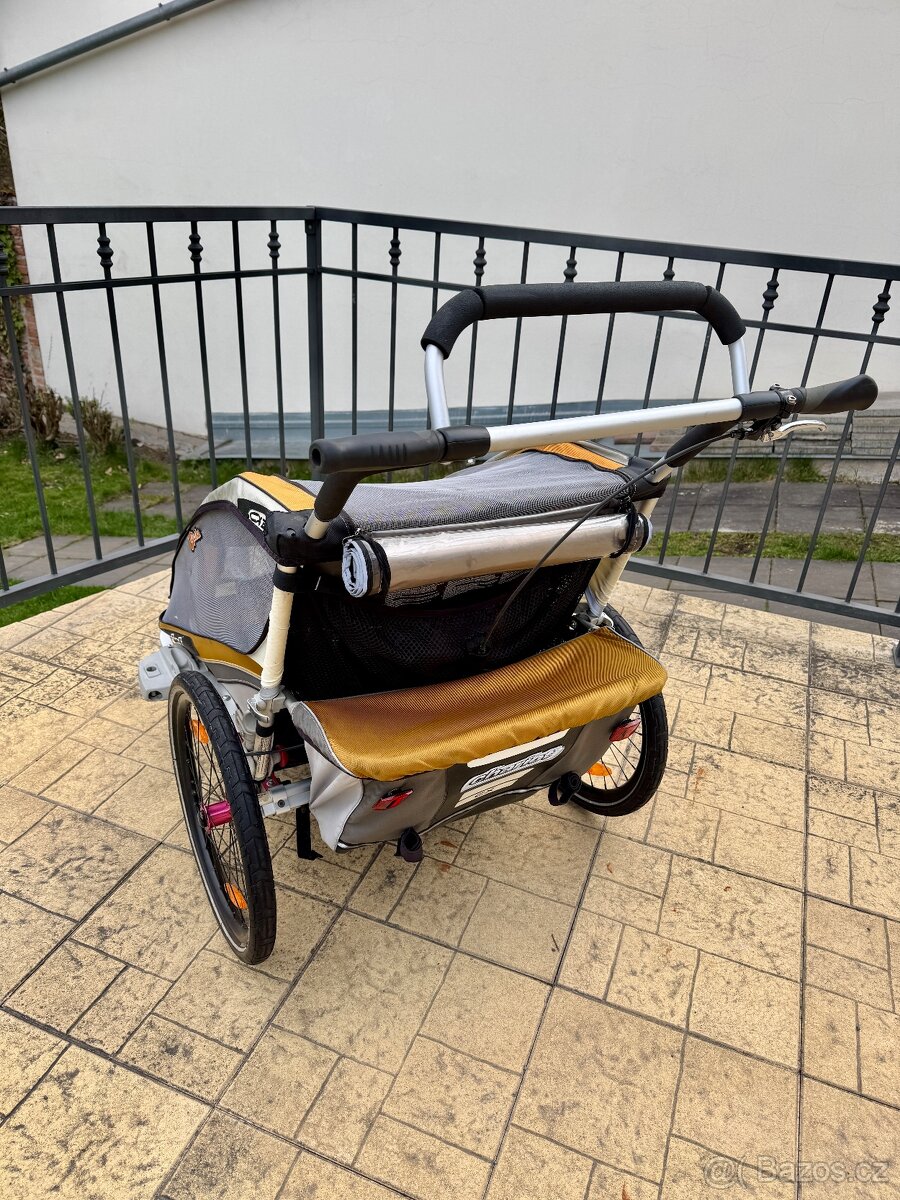 Chariot CX2 – dvoumístný vozík za kolo - 4