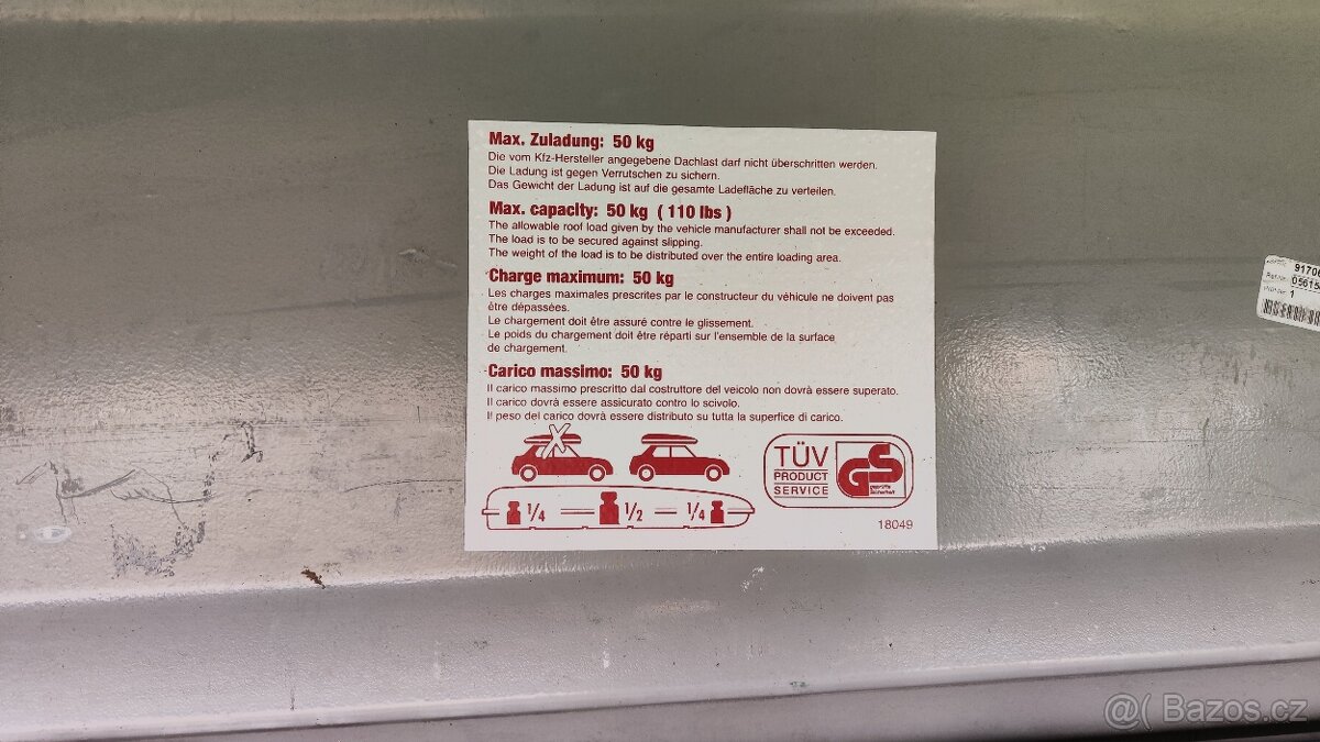 Prodám střešní box / rakev Jetbag 310 - 4