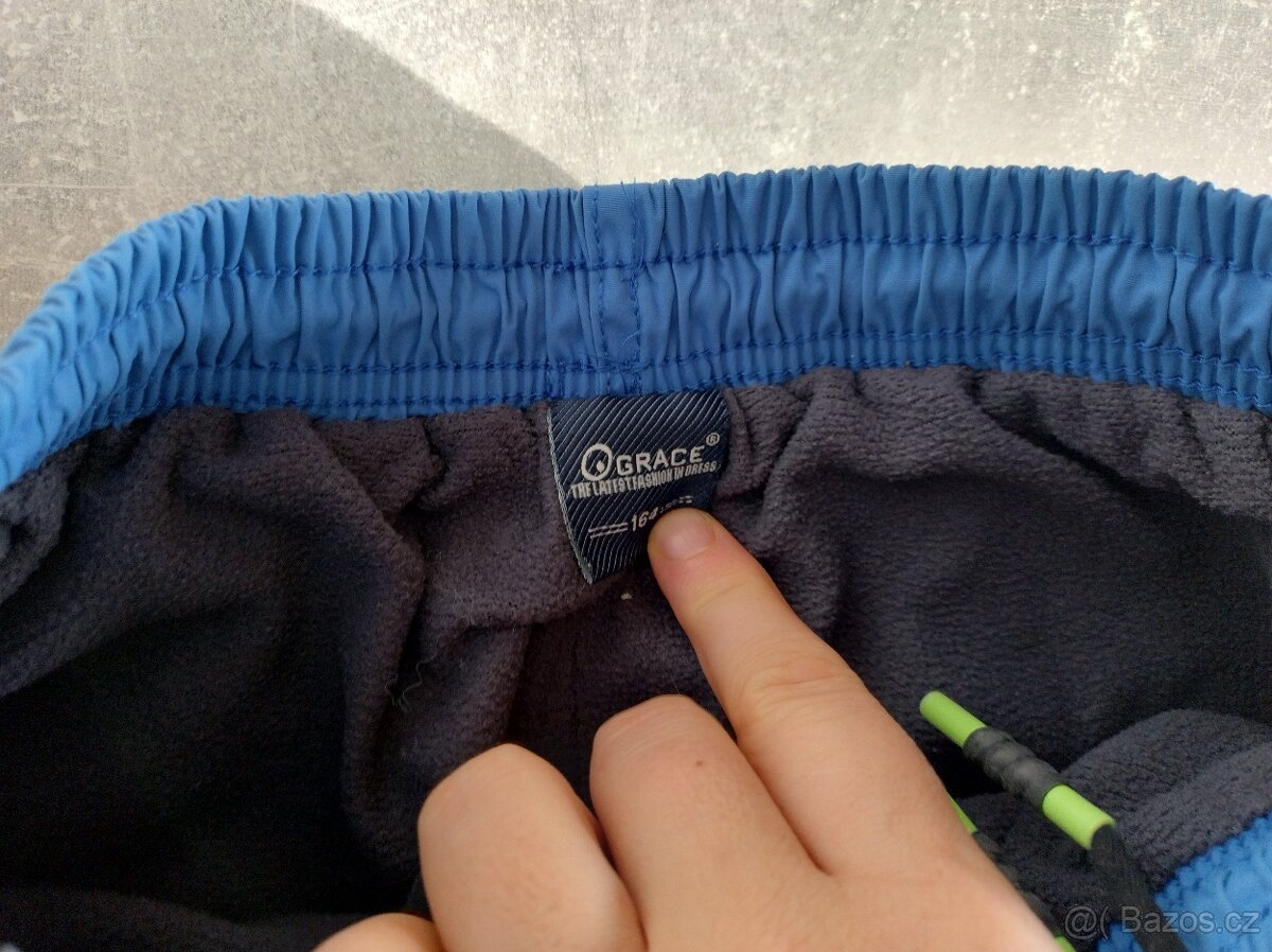 Zateplené kalhoty Grace vel. 164 - 4