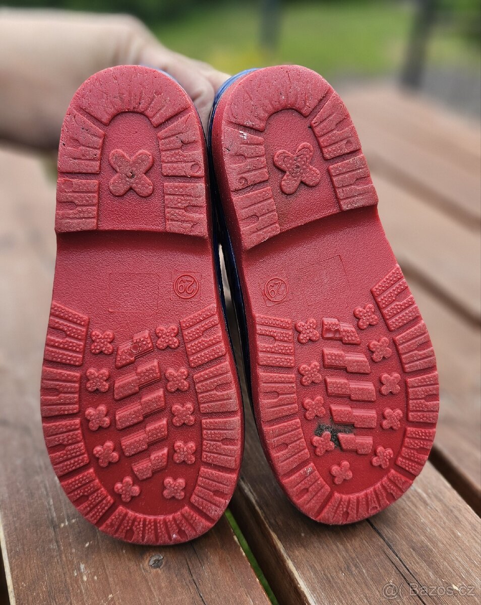 Zateplené holinky Spiderman velikost 29 - 4