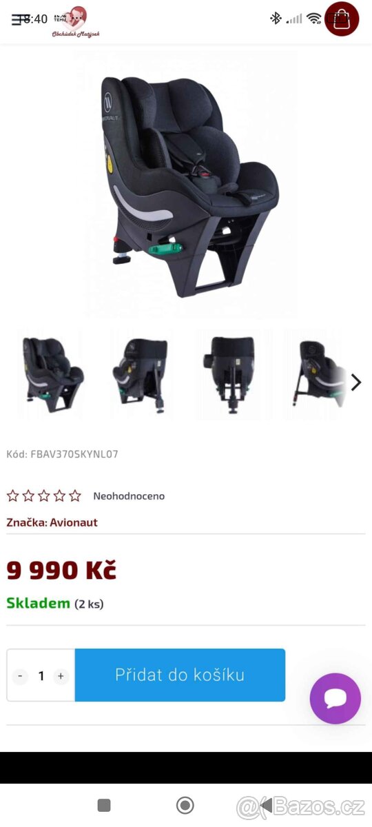 Protisměrná autosedačka Avionaut Ski - 4