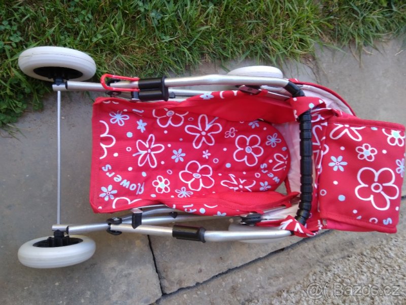 Dětský kočárek pro panenku, chodítko - 4