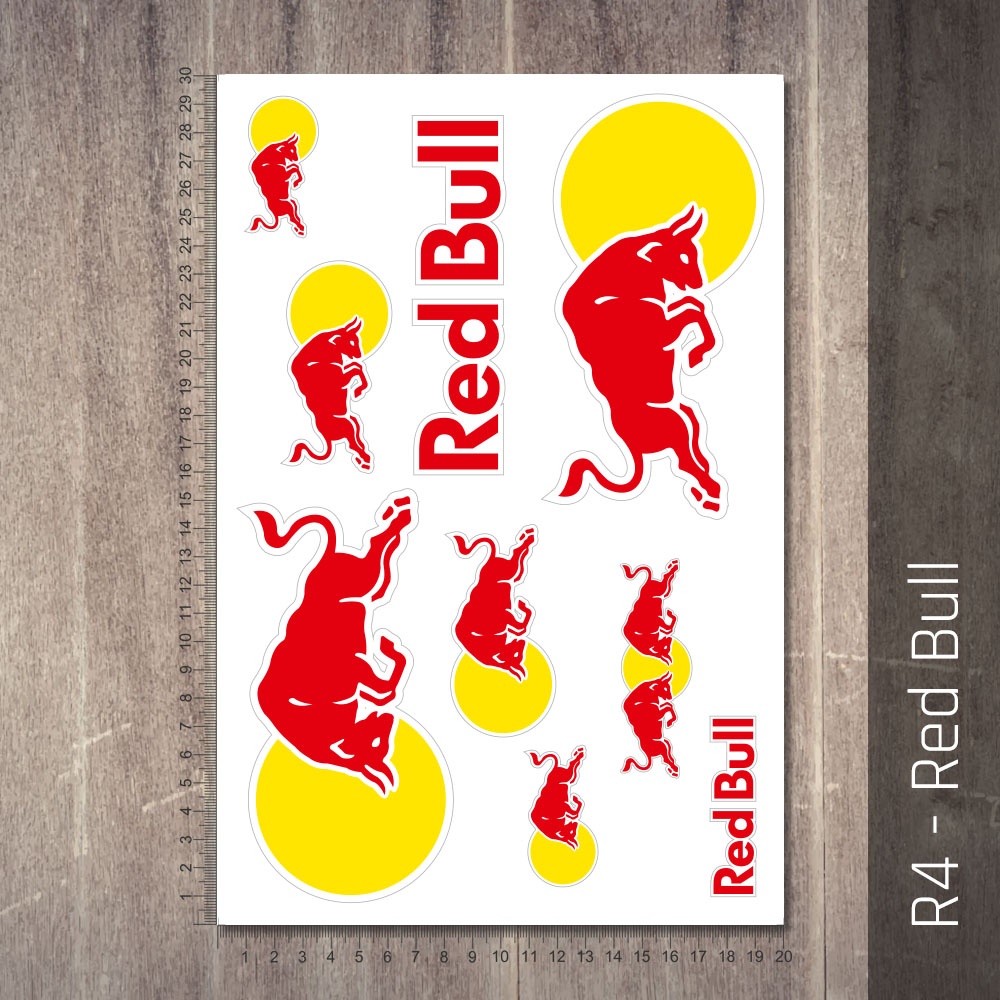 Samolepky KTM+RedBull Arch 20x30cm - 4