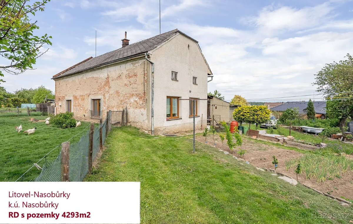 RD s investičními pozemky 4293m2 - 4